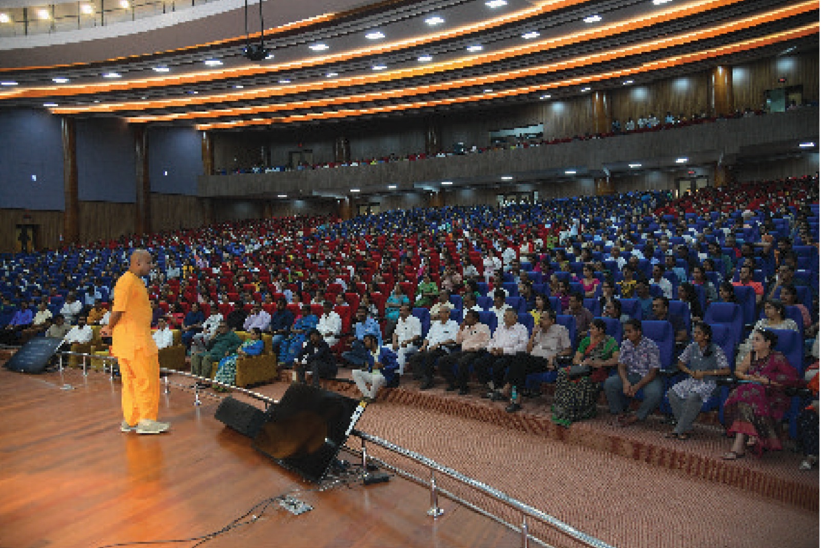 Packed auditorium during a keynote session